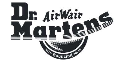 Grey Dr. Martens logo